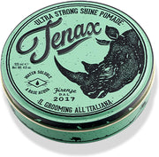 Tenax Ultra Strong Shine Pomade 125 ml, Cera capelli uomo con tenuta altissima, Cera per capelli a base d'acqua da usare su capelli asciutti o umidi, Hair wax per un'acconciatura lucida e morbida