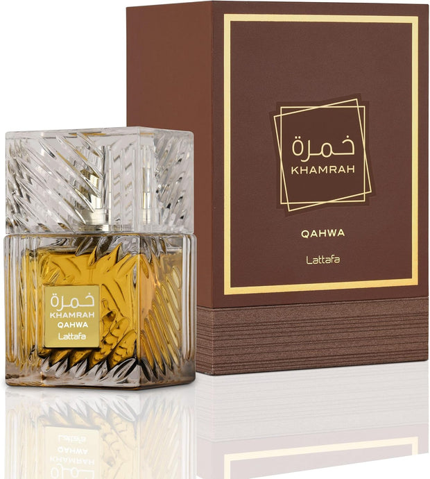 Lattafa Khamrah Qahwa – Eau de Parfum Intensa e Speziata | L’essenza del Caffè Arabo 🔥☕ 100ml