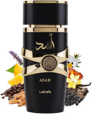 Lattafa Asad Profumo Uomo 100ml – Eau de Parfum Speziato Ambrato Intenso
