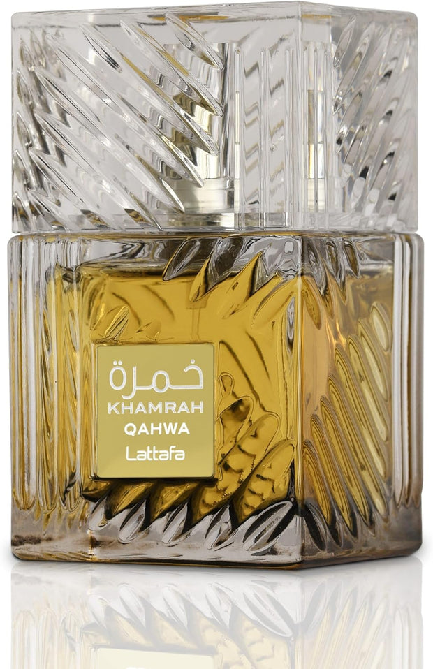 Lattafa Khamrah Qahwa – Eau de Parfum Intensa e Speziata | L’essenza del Caffè Arabo 🔥☕ 100ml